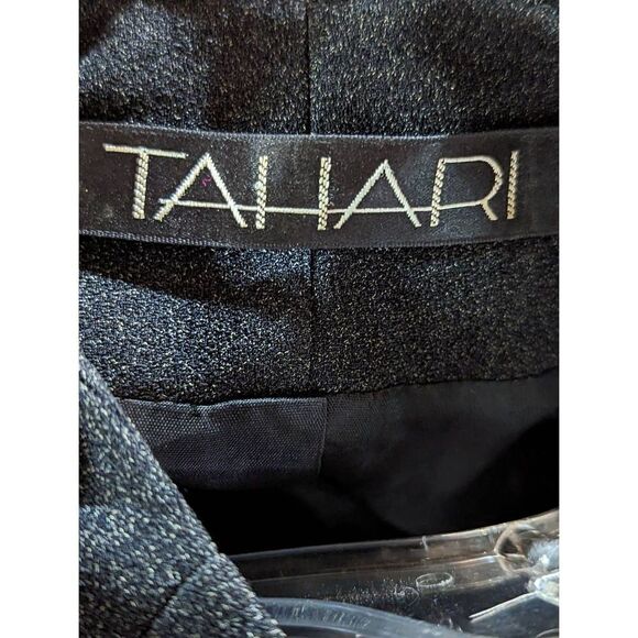Tahari Women's Charcoal Gray Stretch Knit Skirt & Jacket Size 12/14 NWT - Picture 2 of 7